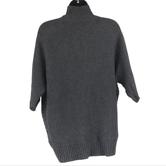 Fenn Wright Mason Sweater Wool Angora Rabbit Hair Blend Shrug Poncho Cardigan - Picture 5 of 11